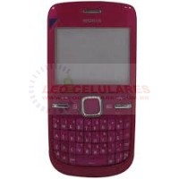 CARCAÇA NOKIA C3 ROSA PRIMEIRA LINHA